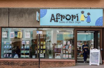 Afrori Book Store curb side