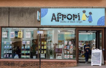 Afrori Book Store curb side