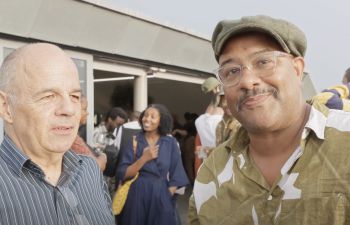 David Ruebain and Gavin Mensah-Coker in interview