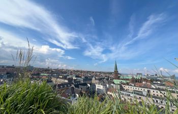 A panoramic view of Aarhus in Denmark