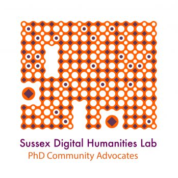 SHL orange logotype with the words PhD community advocates below