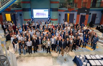 Members of the conference in a group shot