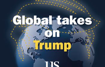 Global Takes on Trump podcast logo