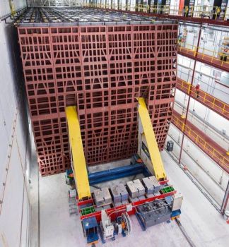 An image showing the NOvA Neutrino Experiment far detector at Ash River, Minnesota