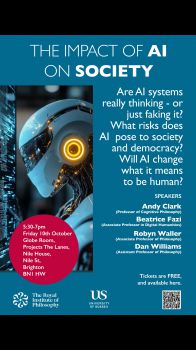 A poster displaying information about the event