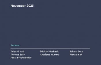 The front cover of a report reviewing trade policy in the UK