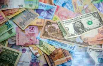 different denominations of currency