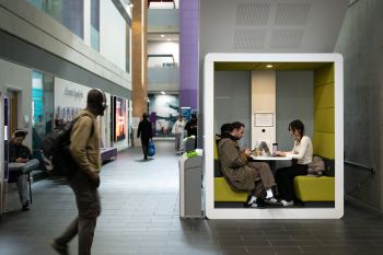 Students at the Business School University of Sussex