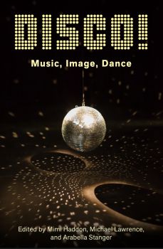 cover image of book showing mirror ball, dark background, fragments of light and the word DISCO