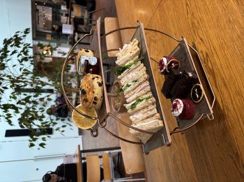 Cream tea at the ACCA