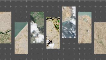 aerial images of landscape with clouds