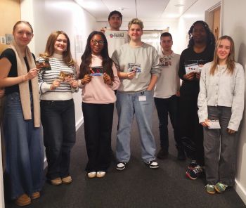 Group fo sutdents holding certificates