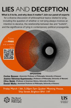 An abstract image with details about the event