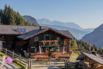 Mountain cabin in the Austrian Alps
