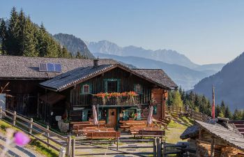 Mountain cabin in the Austrian Alps
