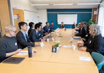 people seated at a table