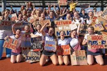Sussex Women's Hockey Team celebrate