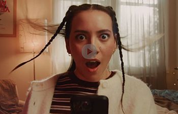 A person looking at the camera