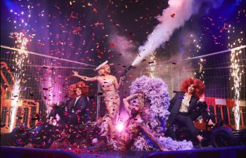 Image of Mr Blackpool show in action