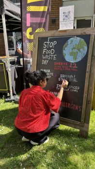 The Stop food waste day billboard