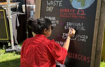 The Stop food waste day billboard