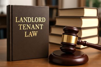 Book with title Landlord-tenant law