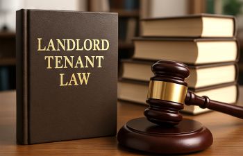 Book with title Landlord-tenant law