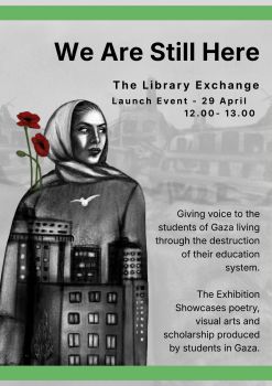 Flyer for launch of exhibition