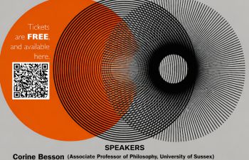 A poster displaying information about the event