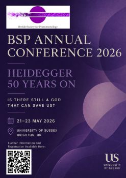 A poster displaying details about the conference