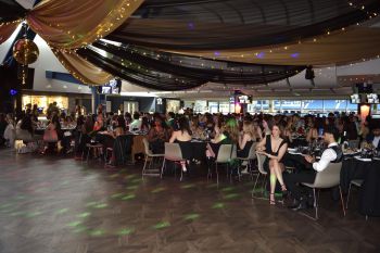 Guests seated and tables for the Spring Ball