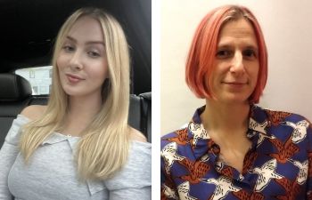 Left: Mentee Maisie. Right: Mentor Becky