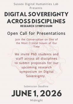 Poster with the words call for papers