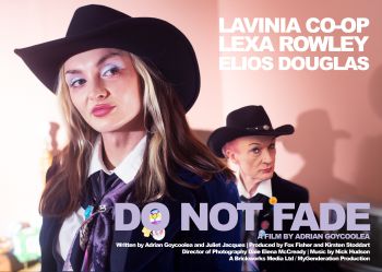 Image of Lavinia Co-op as Quentin Crisp and Lexa Rowley as Orlyn Crisp