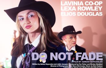 Image of Lavinia Co-op as Quentin Crisp and Lexa Rowley as Orlyn Crisp