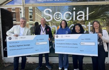 Social Impact Coffee cheque presentation