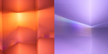 screem with orange and purple boxes