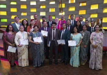 20 senior academic leaders, administrators and regulators from the University of Delhi and the All India Council for Technical Education (AICTE), and a representative from the British Council India