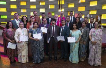 20 senior academic leaders, administrators and regulators from the University of Delhi and the All India Council for Technical Education (AICTE), and a representative from the British Council India