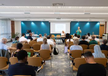 VC speaking at conference on campus