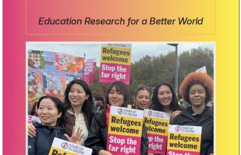 Cover photo by Barbara Crossouard of International Education and Development MA students participating in an anti-racist march in Brighton.