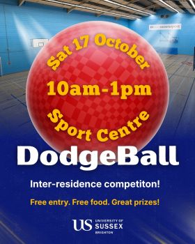 Dodgeball tournament poster