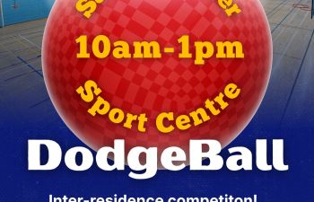 Dodgeball tournament poster