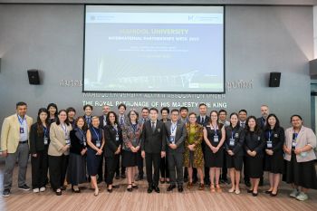 Sussex delegates at the International Partnerships Week, Mahidol University