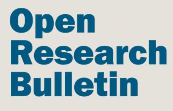 Open Research Bulletin titlepage