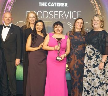 Sussex Uni Food team receiving their awards