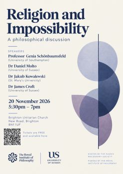A poster displaying information about the event