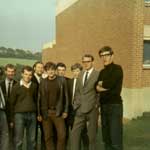Group photo behind Norwich House spring 1967