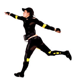 The Animazoo IGS-90m
motion-capture suit.