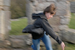 A dancer taking part in the
research.